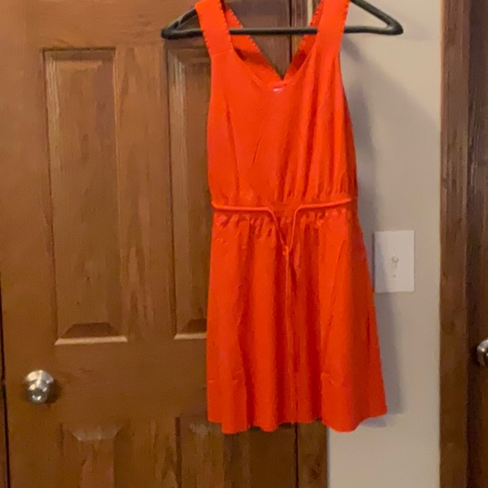 Athleta Bold Orange Dress